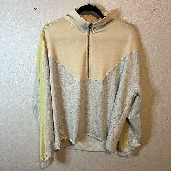 Wishlist Boutique Color Block 1/4 Zip Pullover Size M/L - Picture 1 of 5